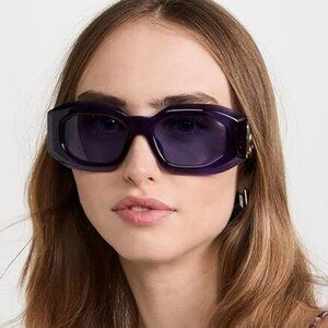 Versace VE4425U MAXI MEDUSA BIGGIE 54191A Sunglasses Purple Transparent Unisex